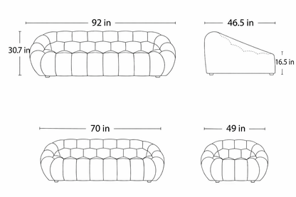 Bubble Style Luxury Sofa